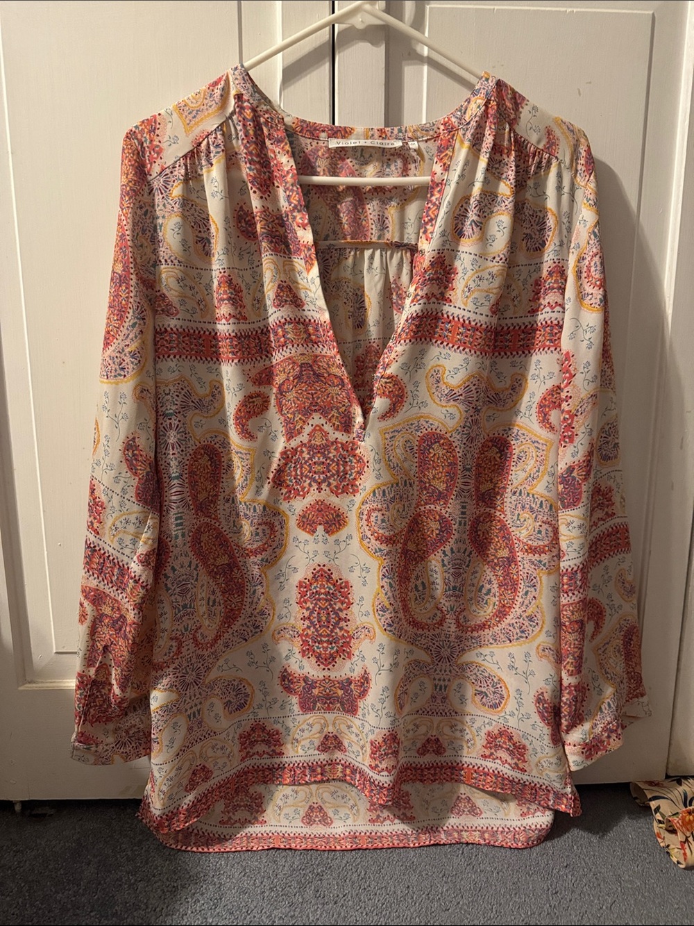 Boho Paisley Women's Blouse